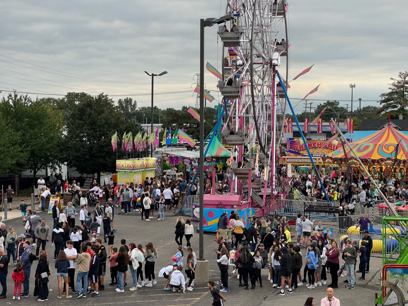 The midway at dusk
